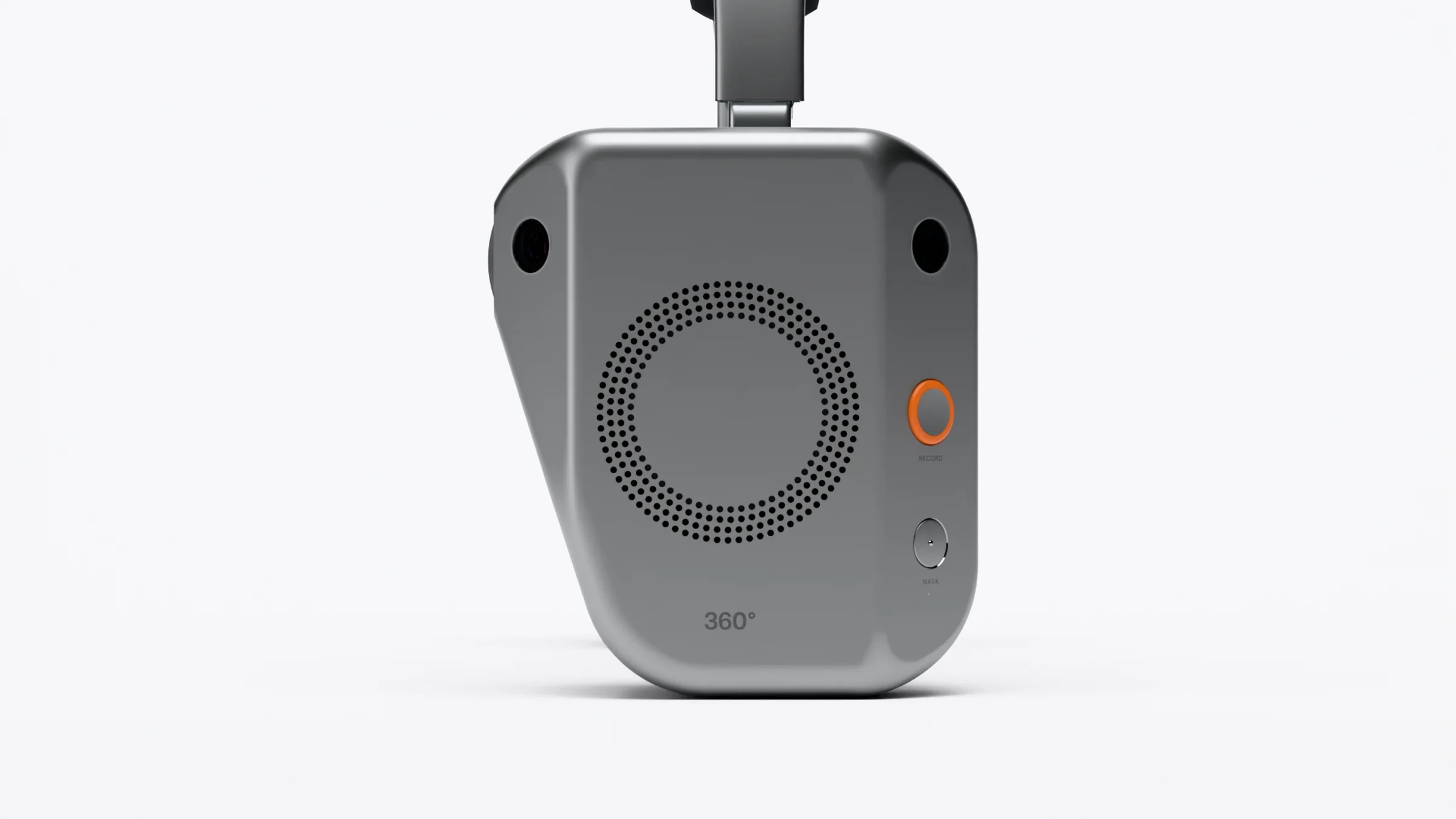 Render: the right ear cup closed