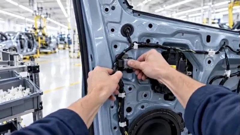 The wearer’s view on an assembly line